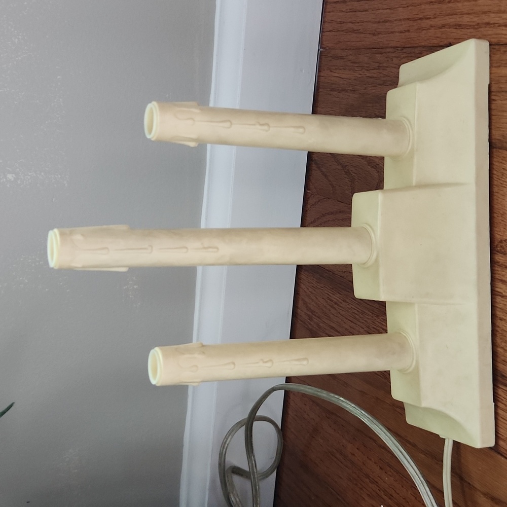 Vintage Electric Triple Dripping Candleabra Christmas